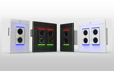 Dante XLR Wall Plates